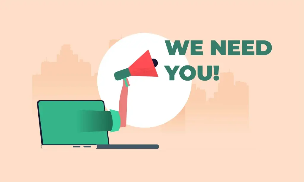 We Need You background image