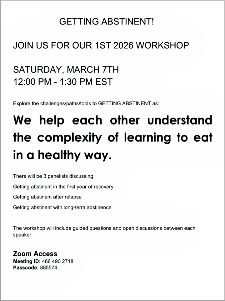 Getting Abstinent